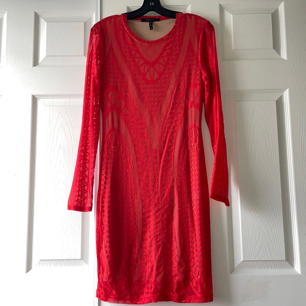 Orange/Red BCBG dress size XS